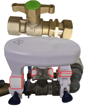 Installationskit auf EWE - Absperrventil - Aqua - Scope - Aqua - Scope