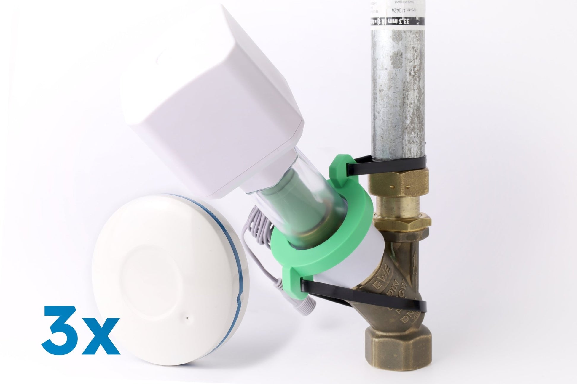 Leckageschutz aus KFR Motor + 3x Wassersensoren - Offline ohne WLAN o.ä. - Aqua - Scope - Aqua - Scope