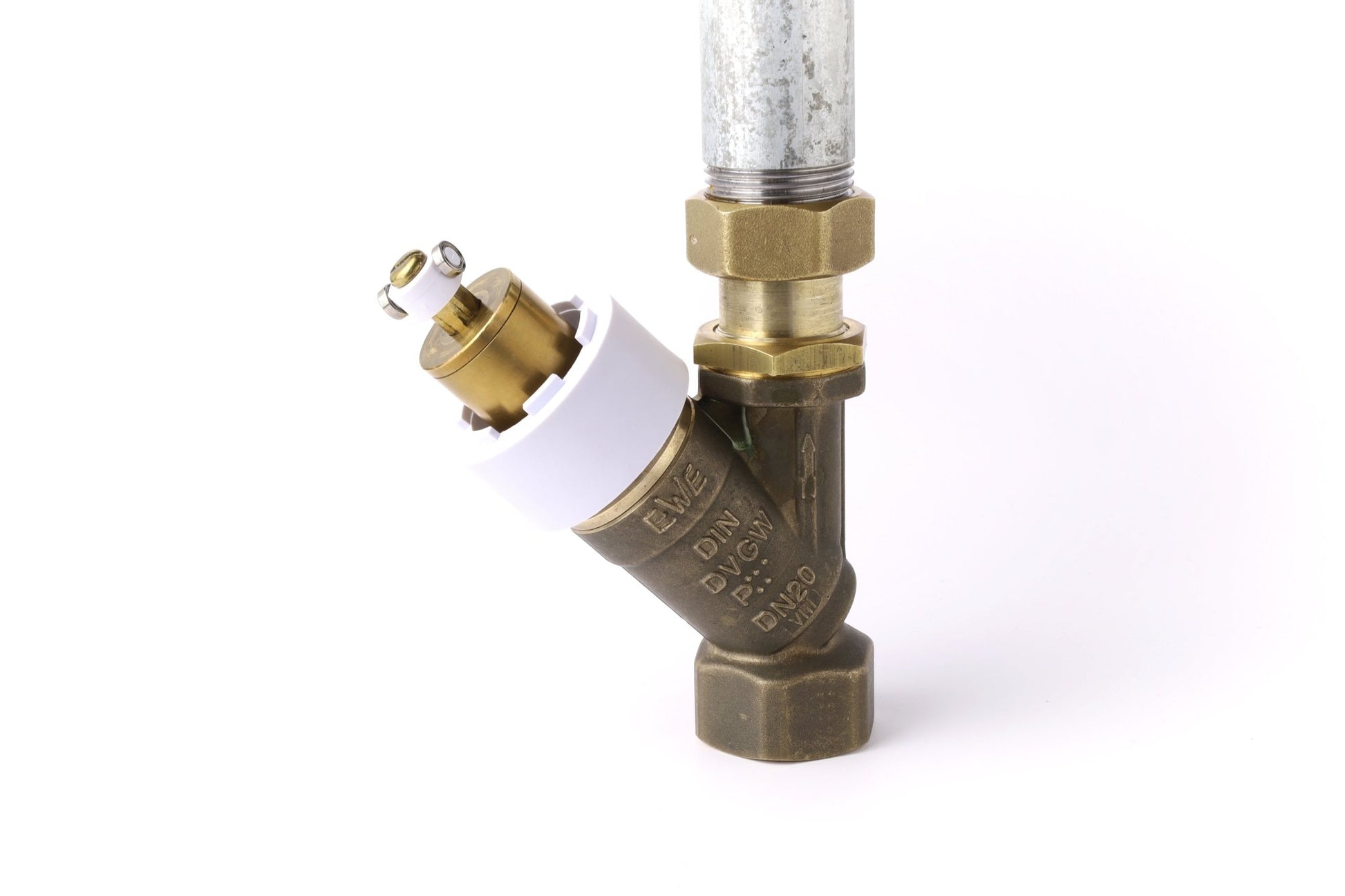 Nachrüstbarer Motor für Schrägsitz-/ KFR Ventil (WLAN) - Aqua-Scope - Leckageschutz