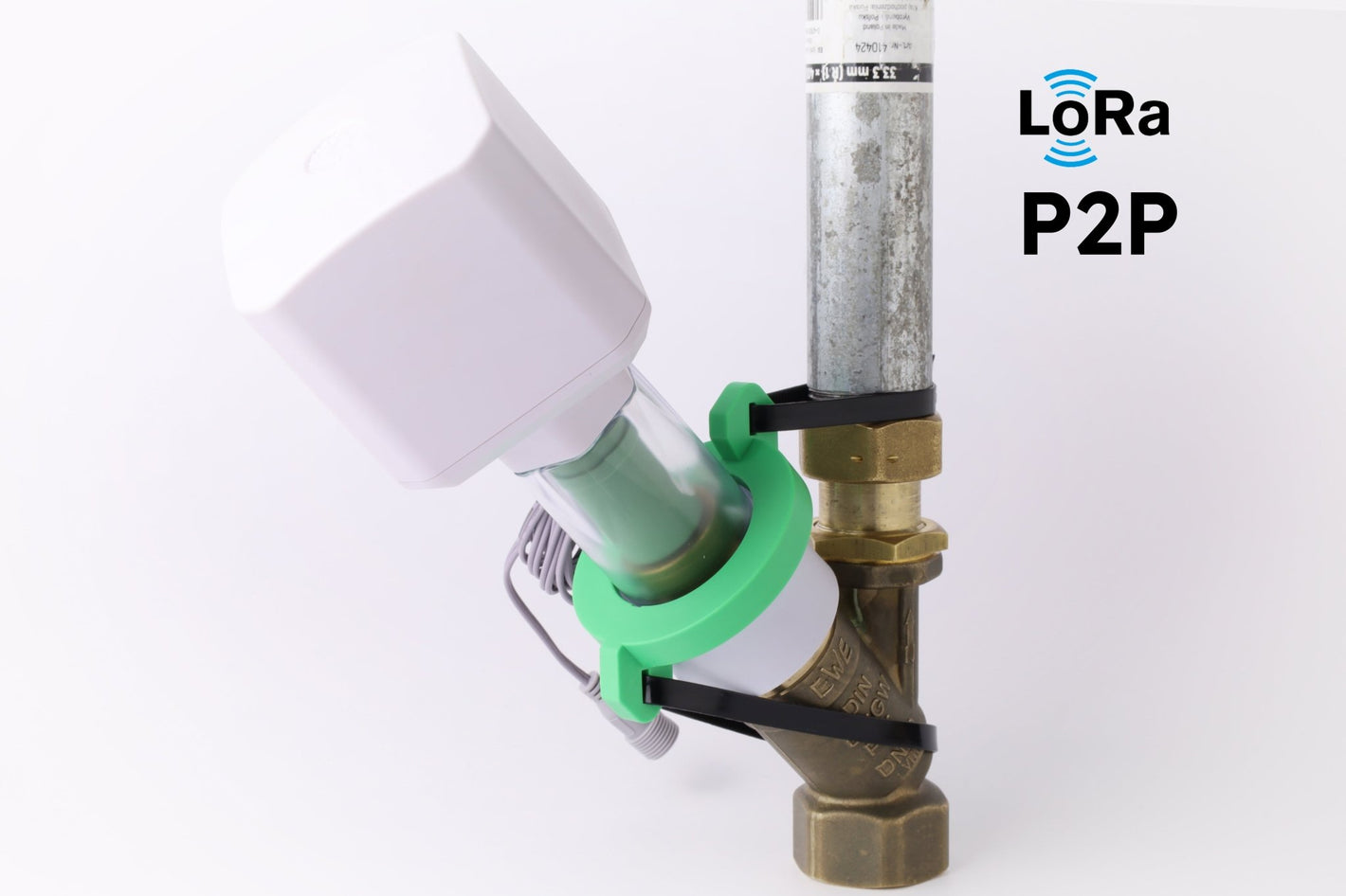 Nachrüstmotor für Schrägsitz - / KFR Ventil - LoRa P2P (Offline) - Aqua - Scope - Aqua - Scope