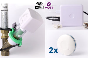 Leckageschutz Kit 'PLUS' für Schrägsitz - /KFR Ventile (WLAN - MQTT) - Aqua - Scope - Aqua - Scope