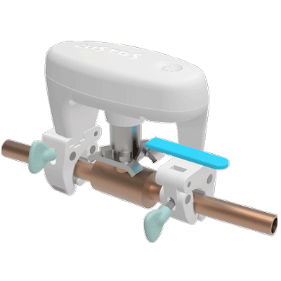 Retrofit Motor for Ball Valves, remotely controlled by dry wires
