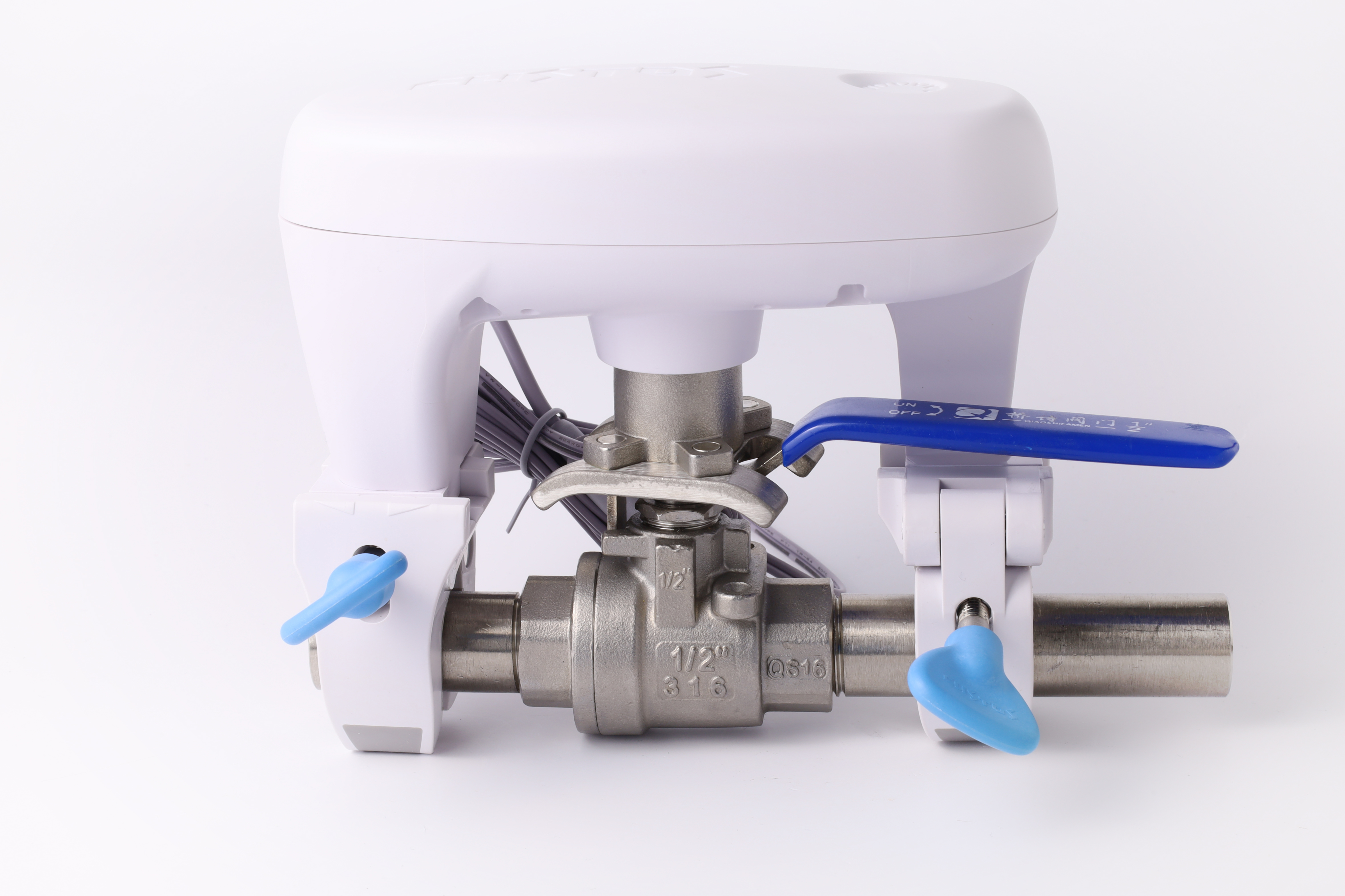 Nachrüstbarer Motor für Kugelhahn - direkte Verbindung zu AQS (LoRa)
